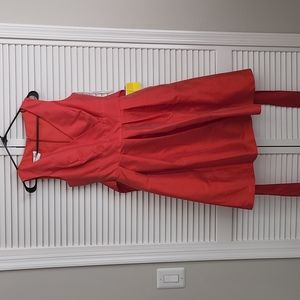 Alfred Sung D668 dress in Firecracker